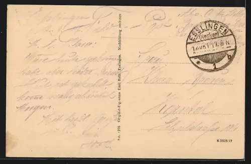 AK Esslingen a. N., Burg, Schelztor, Wolfstor, Pliensauturm, Melac-Häuschen