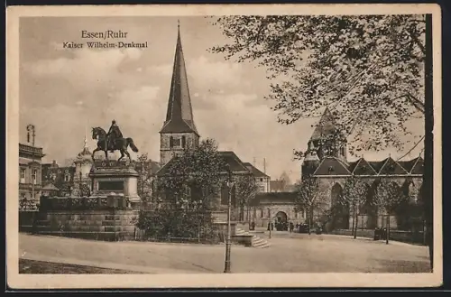 AK Essen /Ruhr, Kaiser Wilhelm-Denkmal