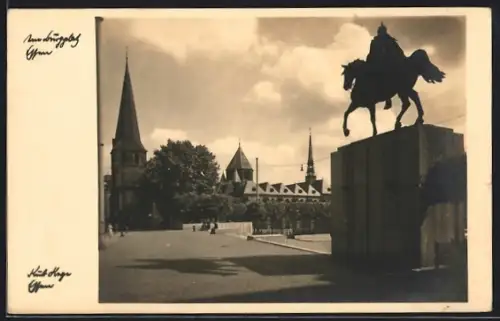 AK Essen, Am Burgplatz