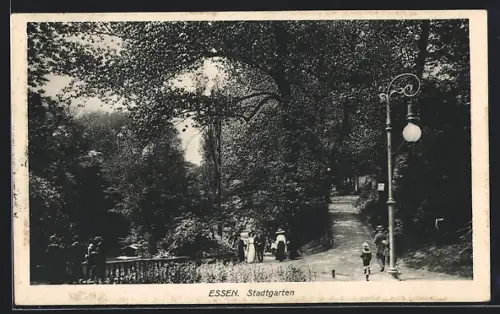 AK Essen, Stadtgarten