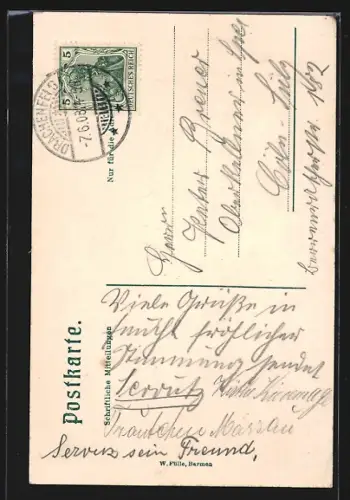 AK Drachenfels a. Rhein, Rolandsbogen
