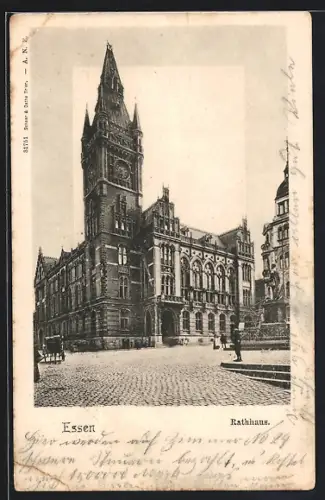 AK Essen / Ruhr, Rathaus