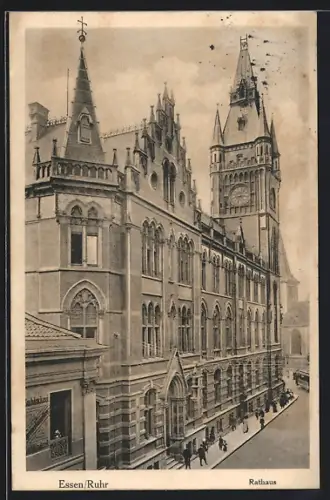 AK Essen /Ruhr, Rathaus
