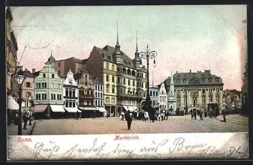 AK Bonn, Marktplatz