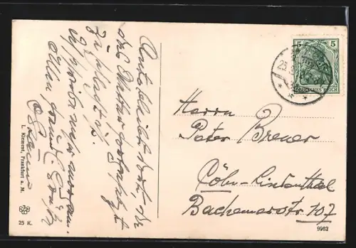 AK Bad Orb, Villenviertel mit Kurhaus, Gradierbau und Winterberg