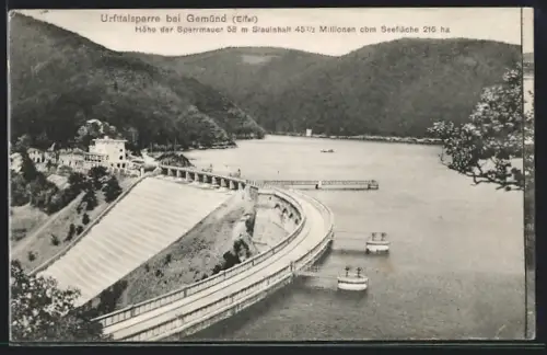 AK Gemünd /Eifel, Urfttalsperre