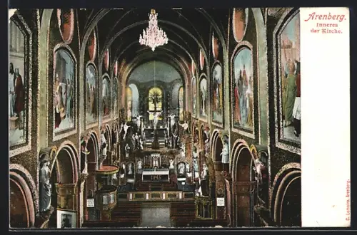 AK Arenberg, Inneres der Kirche