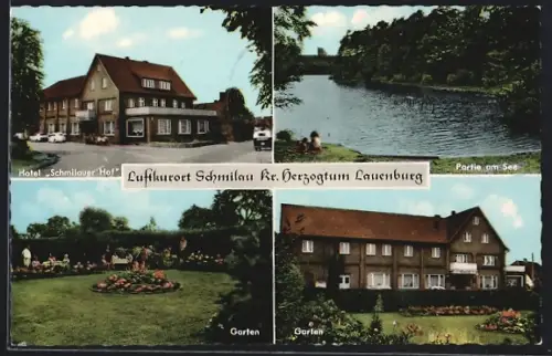 AK Schmilau über Ratzeburg, Hotel Schmilauer Hof, Bes. Paul Ohlhöft