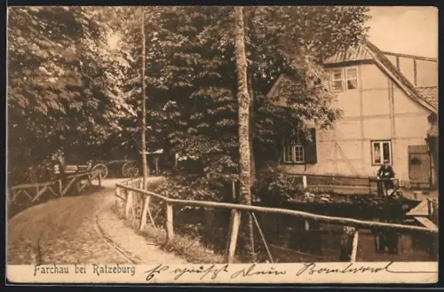 AK Farchau bei Ratzeburg, Strasse im Ort