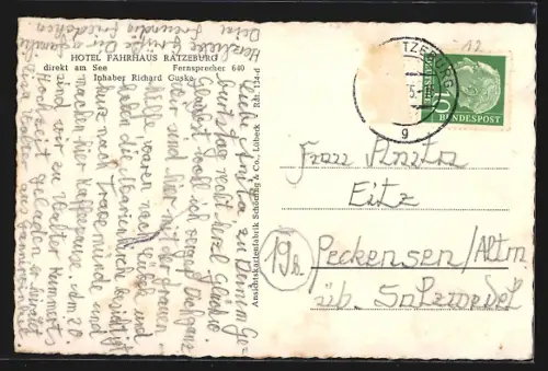 AK Ratzeburg i. Lbg., Hotel Fährhaus, Inh. Richard Guske