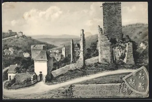 AK Wiesbaden, Burg Sonnenberg