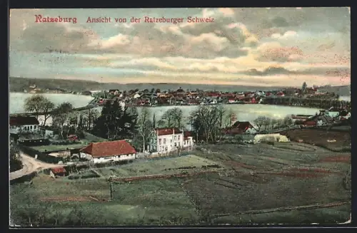 AK Ratzeburg, Ansicht von der Ratzeburger Schweiz