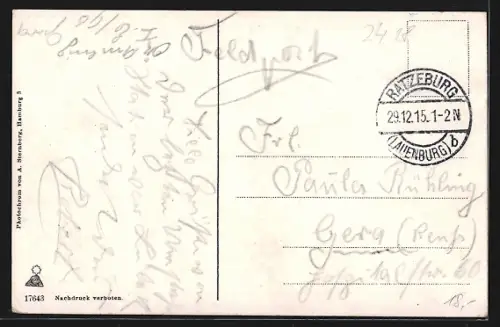 AK Ratzeburg, Ansicht von der Ratzeburger Schweiz