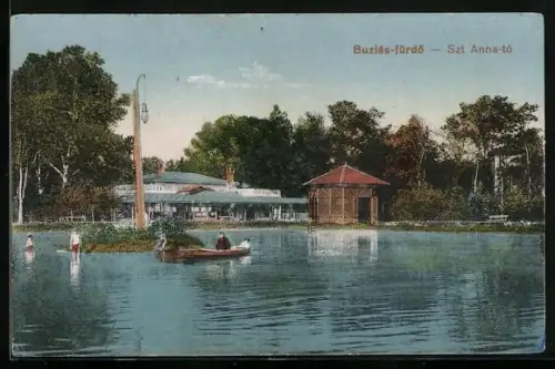 AK Buziás-fürdö, Szt Anna-tó