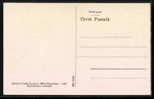 AK Baile-Herculane, Villa Elisabeta