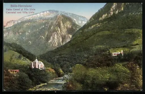 AK Baile-Herculane, Valea Cernei si Villa Livia