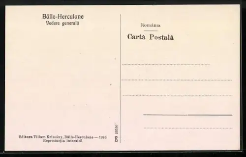 AK Baile-Herculane, Vedere generala