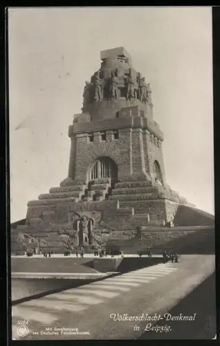 AK Leipzig, Völkerschlachtdenkmal, Grösstes Denkmal in Deutschland