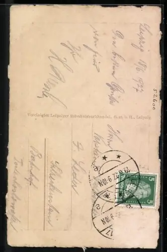 AK Leipzig, Blick auf das Völkerschlachtdenkmal