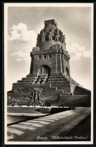 AK Leipzig, Blick auf das Völkerschlachtdenkmal