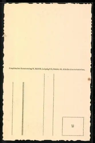 AK Leipzig, Blick auf das Völkerschlachtdenkmal