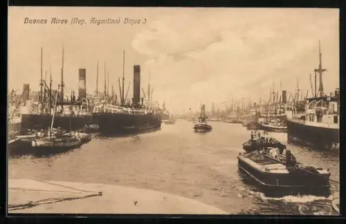 AK Buenos Aires, Dique 3 con barcas