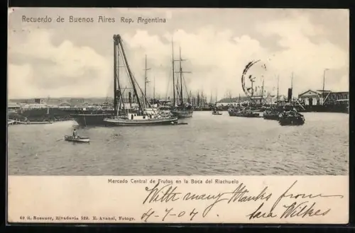 AK Buenos Aires, Mercado Central de Frutos en la Boca del Riachuelo