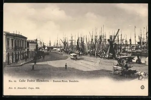 AK Buenos Aires, Calle Pedro Mendoza, Baudero