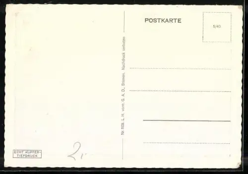 AK Bremen, Schiffe im Überseehafen