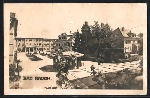 AK Bad Radein, Blick zu Villa Antonie