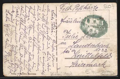 AK Steinbrück, Bahngleise im Ort