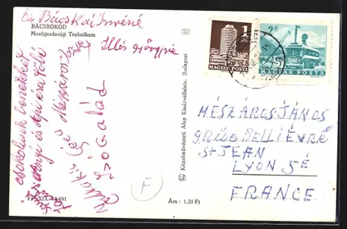 AK Bacsbokod, Mezögazdasagi Technikum