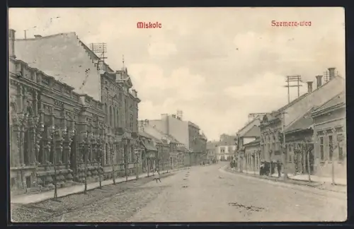 AK Miskolcz, Szemere-utca