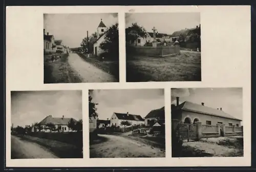 AK Ortaházá, Utca, Templom