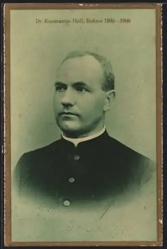 AK Rastatt, Dr. Konstantin Holl, Rektor 1898-1909, Erzbischöfliches Gymnasial-Konvikt St. Bernhard
