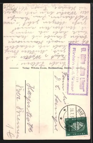 AK Rinteln a. d. Weser, Bäckerstrasse