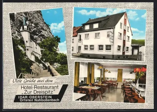 AK Idar-Oberstein-Nahbollenbach, Hotel-Restaurant Zur Dreispitz, Inh. Erna Reimer