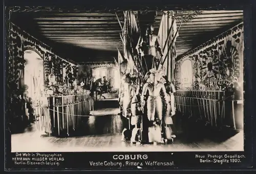 AK Coburg, Veste Coburg, Ritter- und Waffensaal