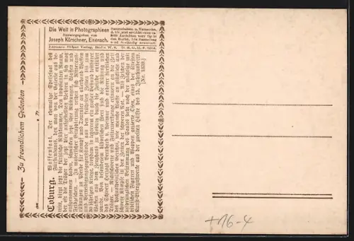 AK Coburg, Veste Coburg, Ritter- und Waffensaal