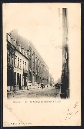 AK Roubaix, Rue du Collège et l`Institut technique