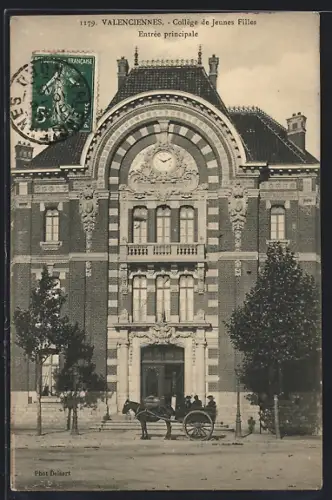 AK Valenciennes, Collège de Jeunes Filles, Entrée principale