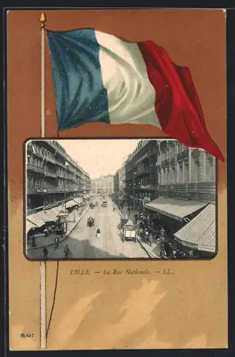 AK Lille, La Rue Nationale