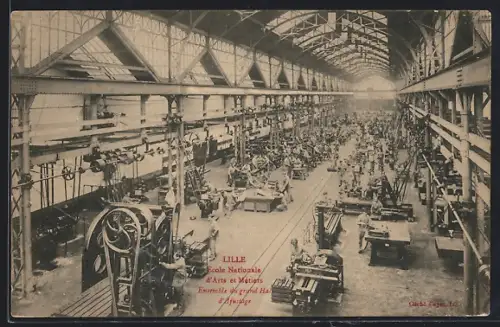 AK Lille, École Nationale d`Arts et Métiers, Ensemble du Grand Hall d`Ajutage