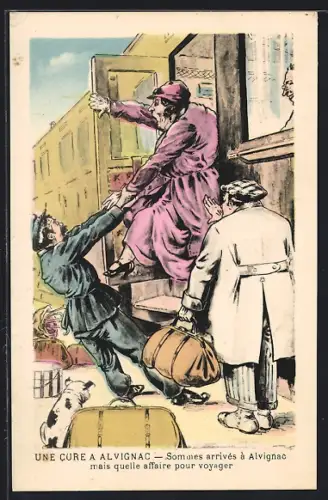 AK Alvignac, Une cure à Alvignac, Sommes arrivés mais quelle affaire pour voyager