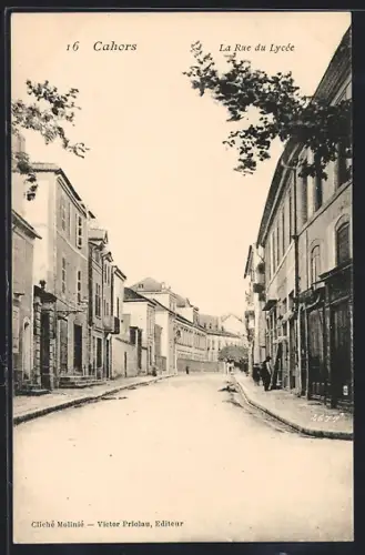 AK Cahors, La Rue du Lycée