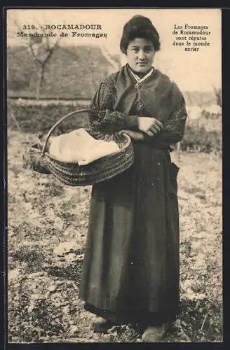 AK Rocamadour, Marchande de Fromages