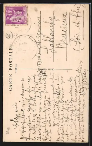 AK Roc-Amadour /Lot, Hôtel St-Amadour avec terrasse et vue sur la falaise