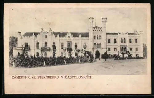 AK Castolovice, Zamek hr. ze Sternberku