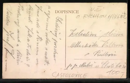 AK Castolovice, Zamek hr. ze Sternberku