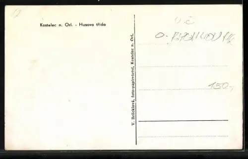 AK Kostelec n. Orl., Husova trida